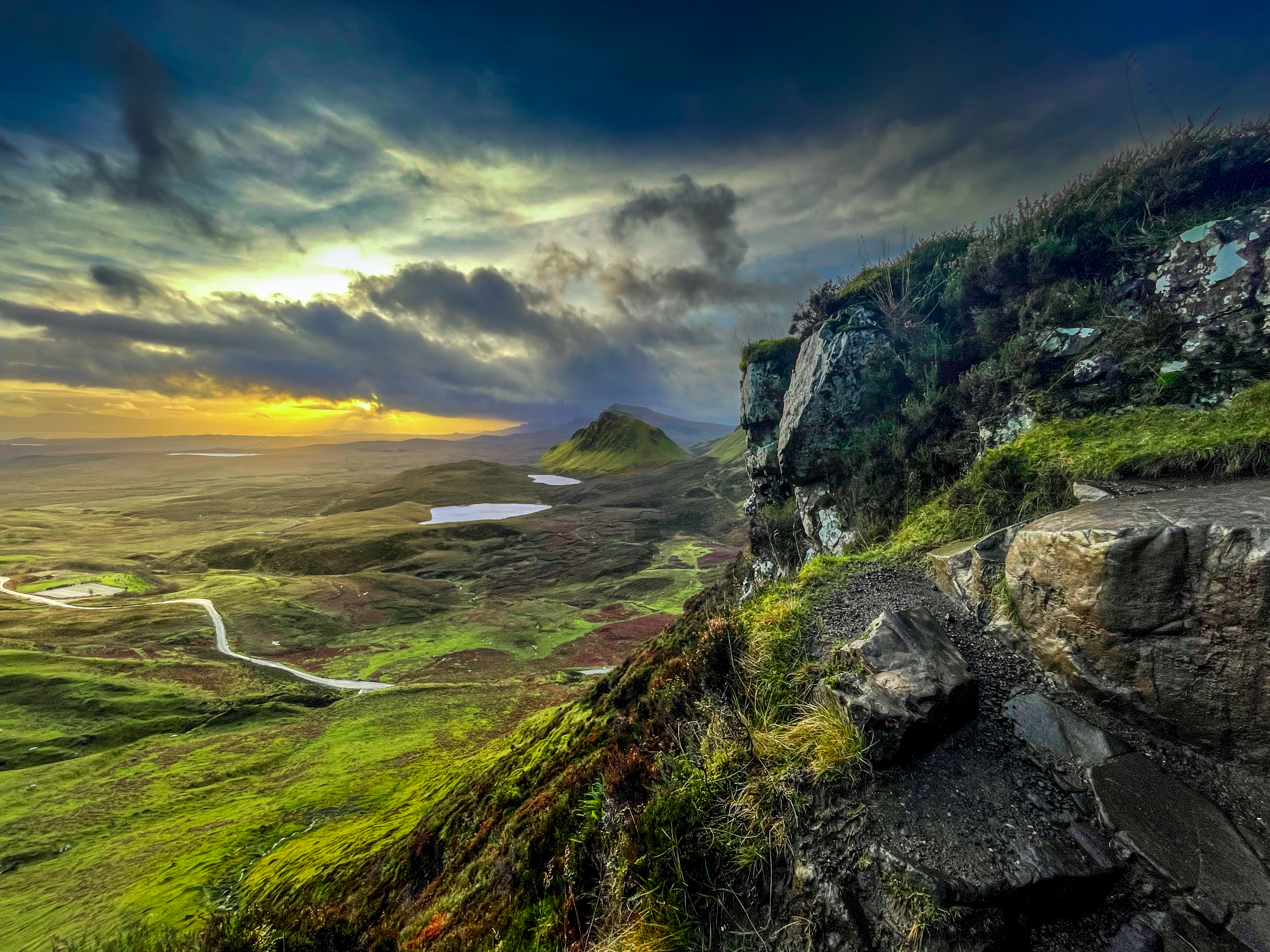 Sunrise at The Quiraing in the Isle of Skye